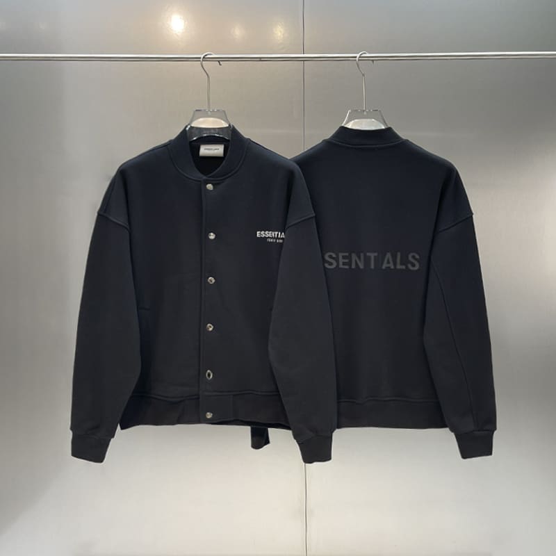 Fear Of God Double Line Essentials Baseball Uniform Jacket