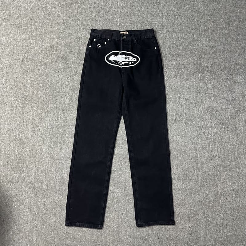 Corteiz Devil Island Printed Jeans