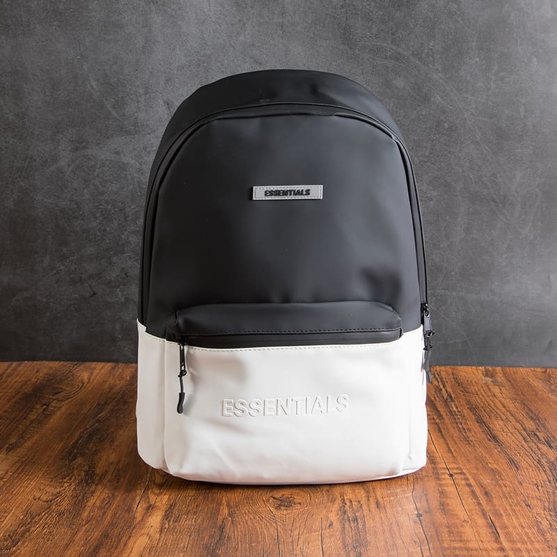 FOG Contrast Color Backpack Unisex High Street College Students Travel Computer Bag