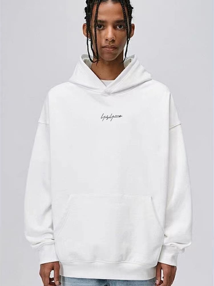 Yohji Yamamoto Sketch Folding Wing Angel Hoodie