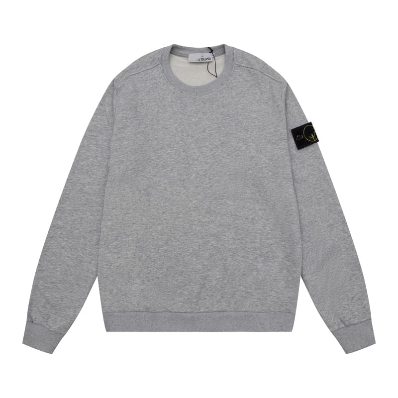 Cross-border Stone classic armband solid color round neck Men’s Women’s pullover basic style must be selected for entering the island Classic