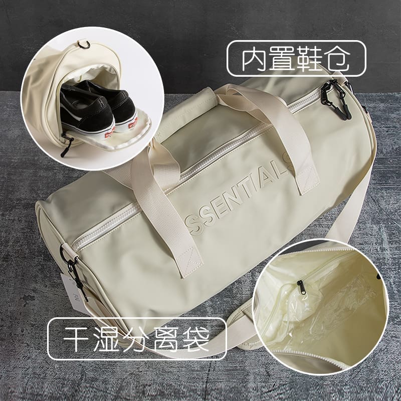ESSENTIALS Portable Travel Bag FOG Sports Dry Wet Separation Gym Bag for Men and Women