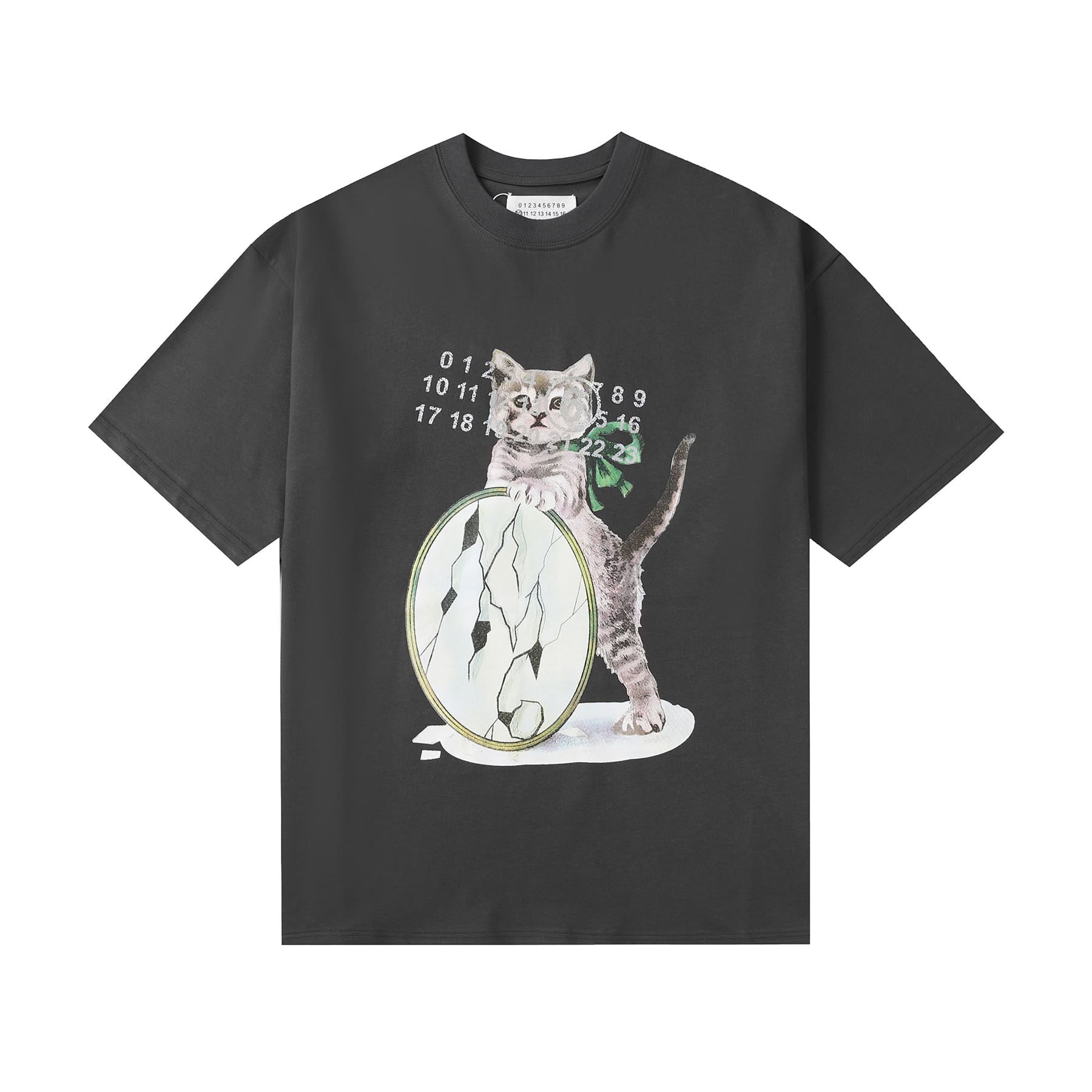 Maison Margiela Paris Broken Mirror Cat Tee