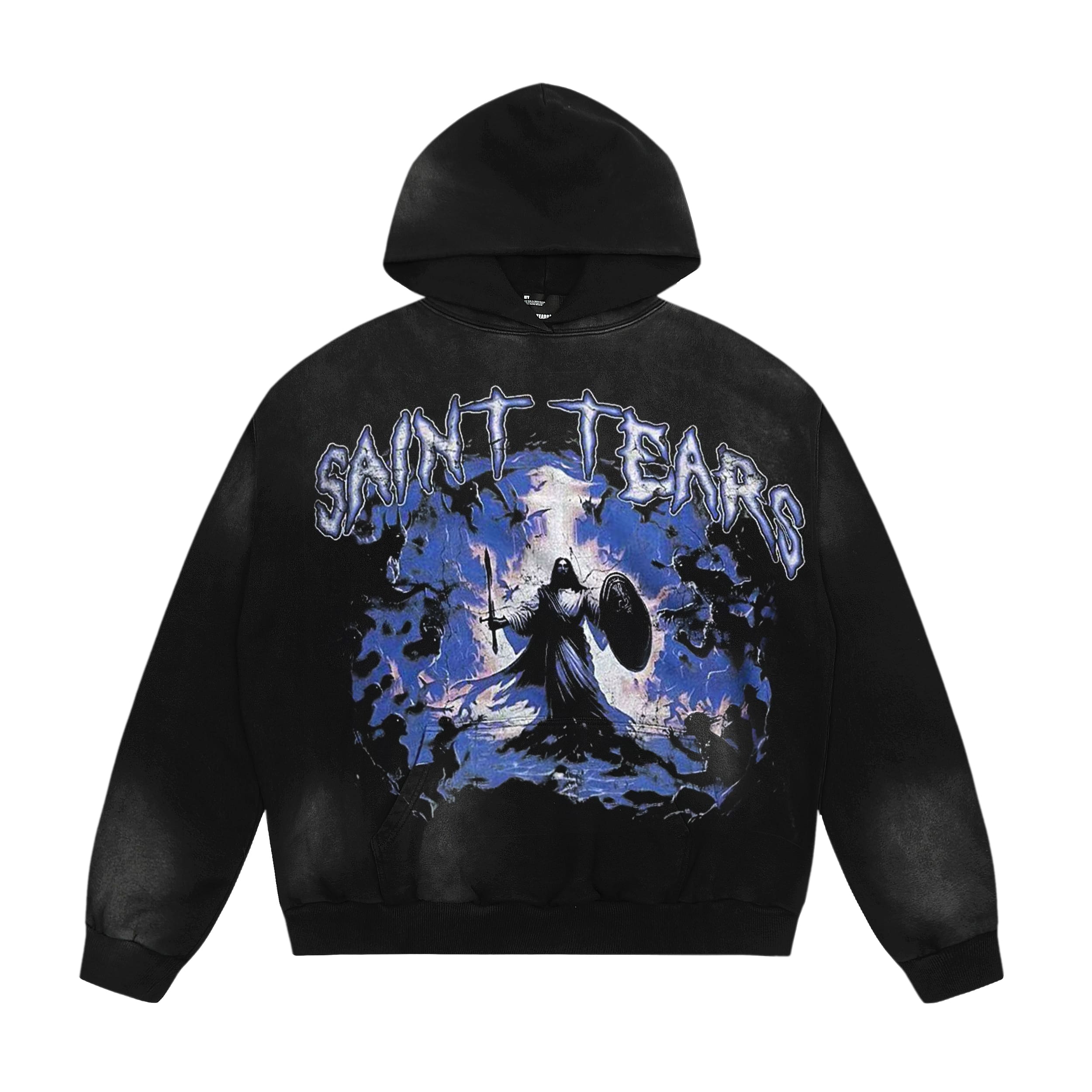Saint Michael Washed-Out Vintage Hoodie 1