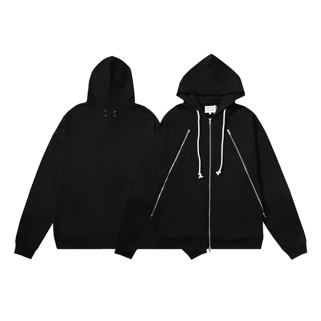 Margiela Double Zipper Metal Cardigan