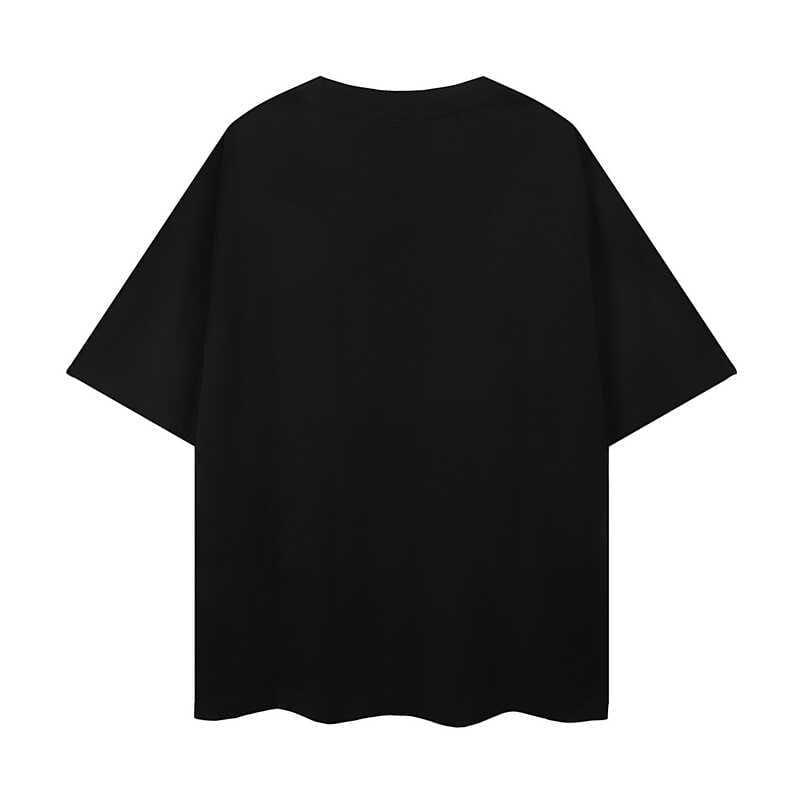 Corteiz Devil Island Summer Letter Printed T-Shirt Men’s and Women’s Cotton Casual Round Neck