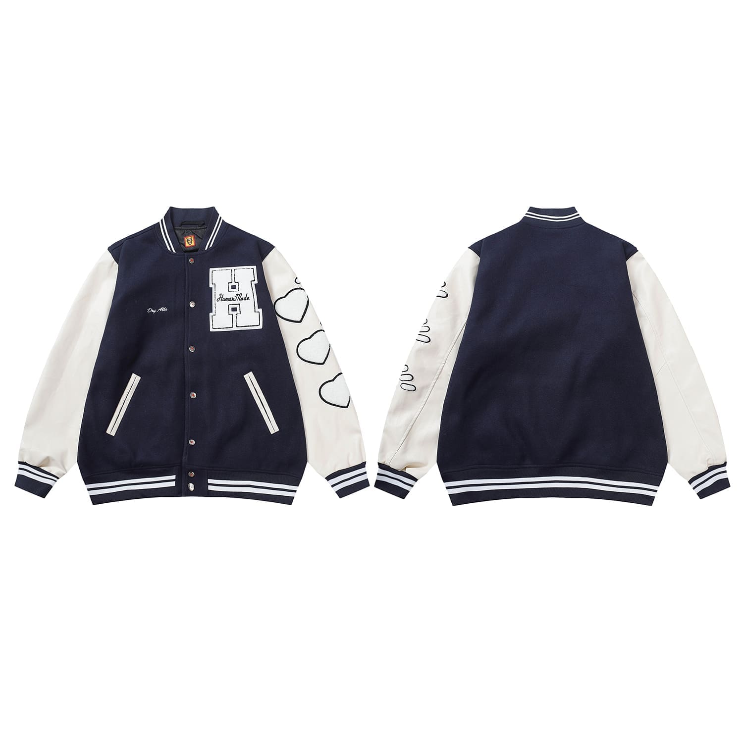 Retro Human Made Cho Baseball Jacket