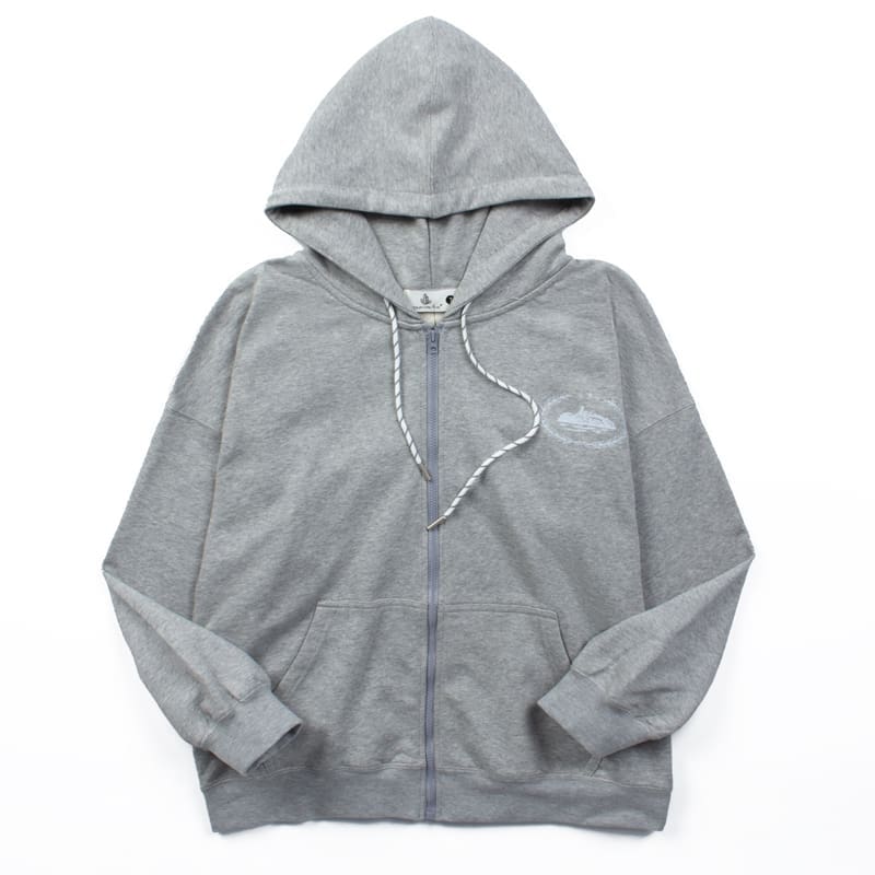 Corteiz Devil Island Large Logo Zipper Hooded Sweater for Men and Women