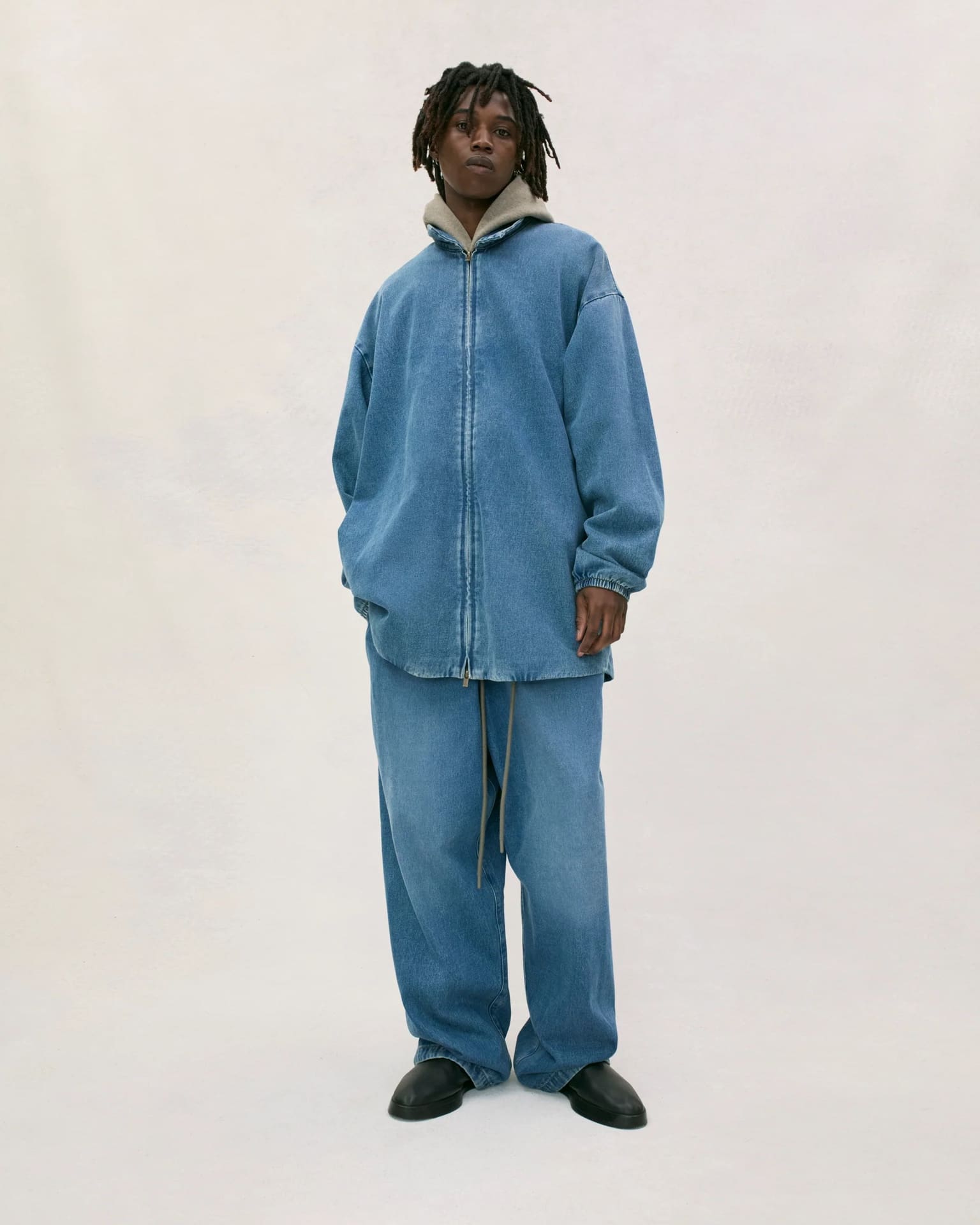 Fog Essentials Washed Jeans Trousers