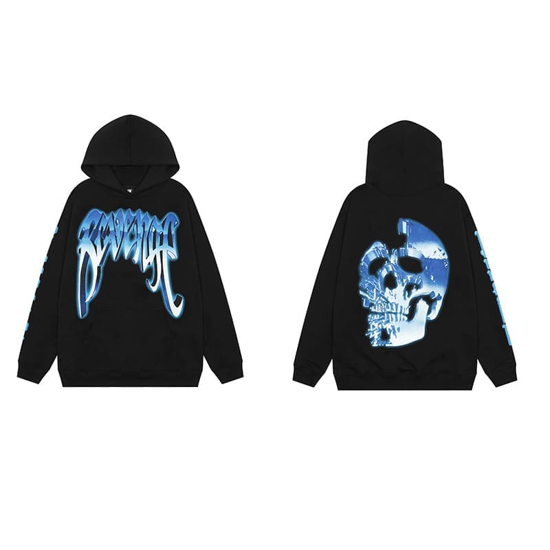 Revenge Keel Smoke Skull Hoodie