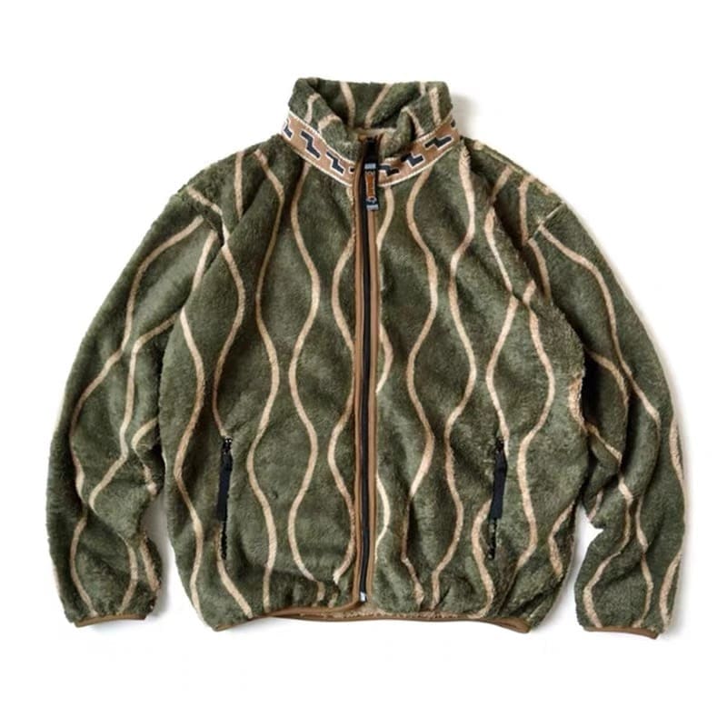 Kapital Tang Grass Polar Fleece Jacket