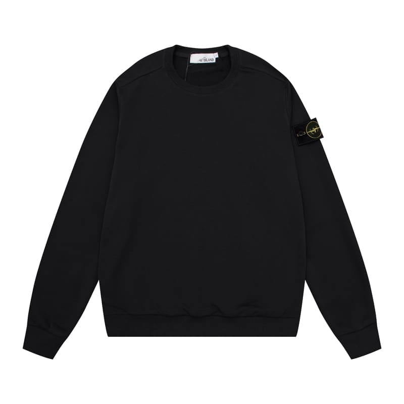 Cross-border Stone classic armband solid color round neck Men’s Women’s pullover basic style must be selected for entering the island Classic