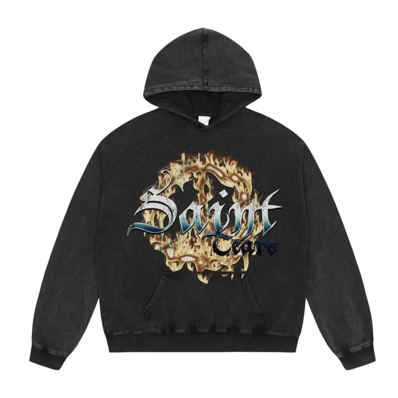 Saint Michael Denim Tears Vintage Hoodie