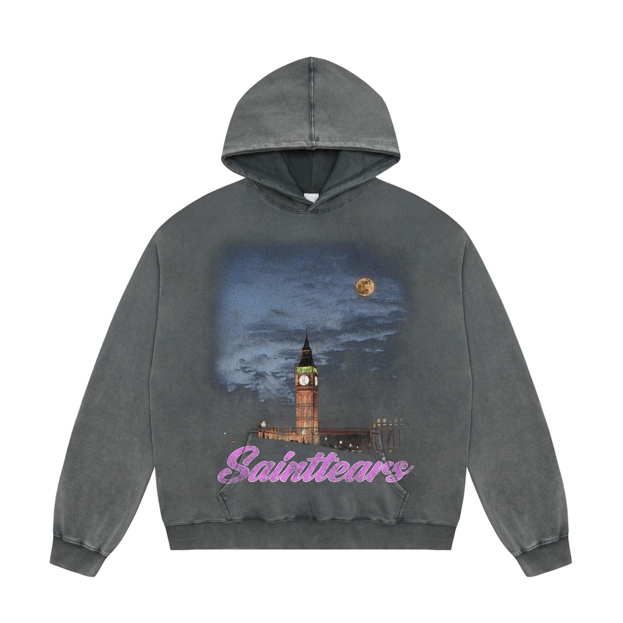 Saint Michael Washed-Out Vintage Hoodie