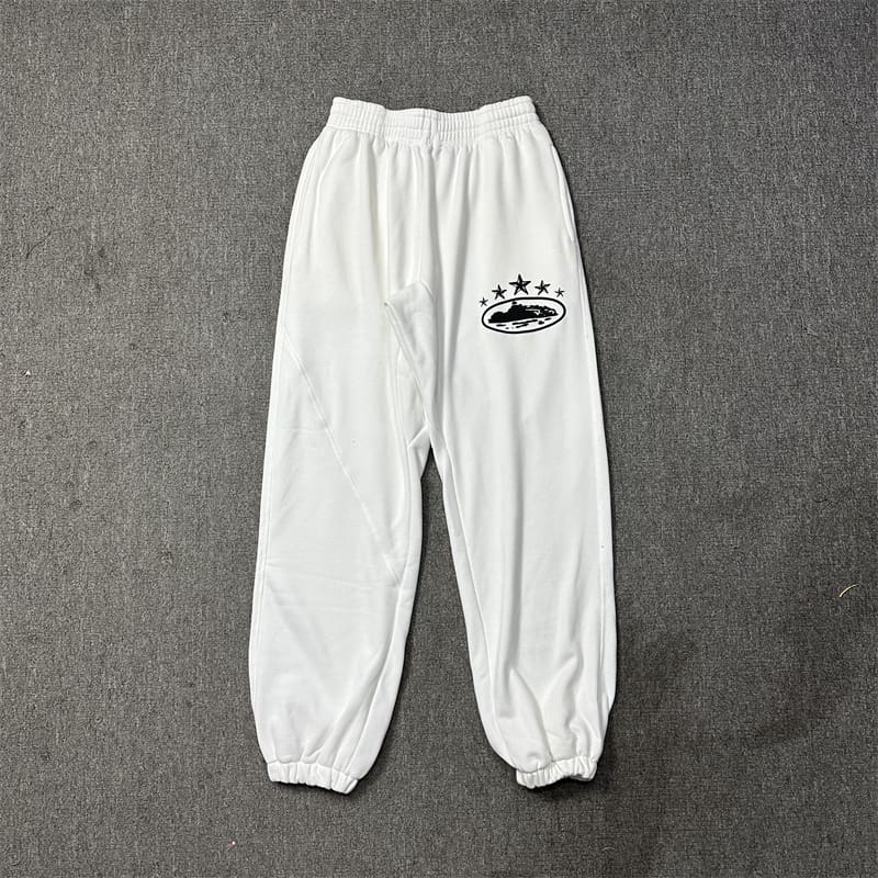 Corteiz Devil Island Five-Star Ship Printed Hooded Sweater Street Sports Casual Suit
