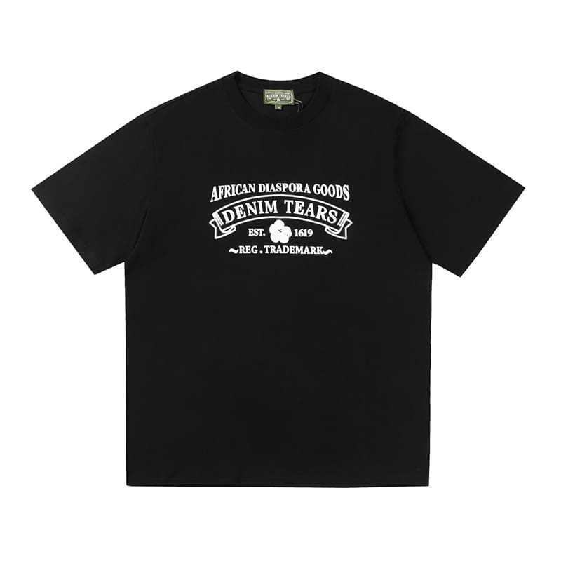Denim Tears Kapok Letter Print T-Shirt & Shorts