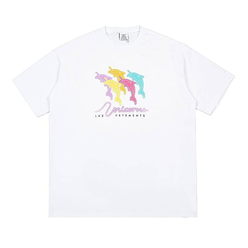 Vetements Letter Print Oversized Tee