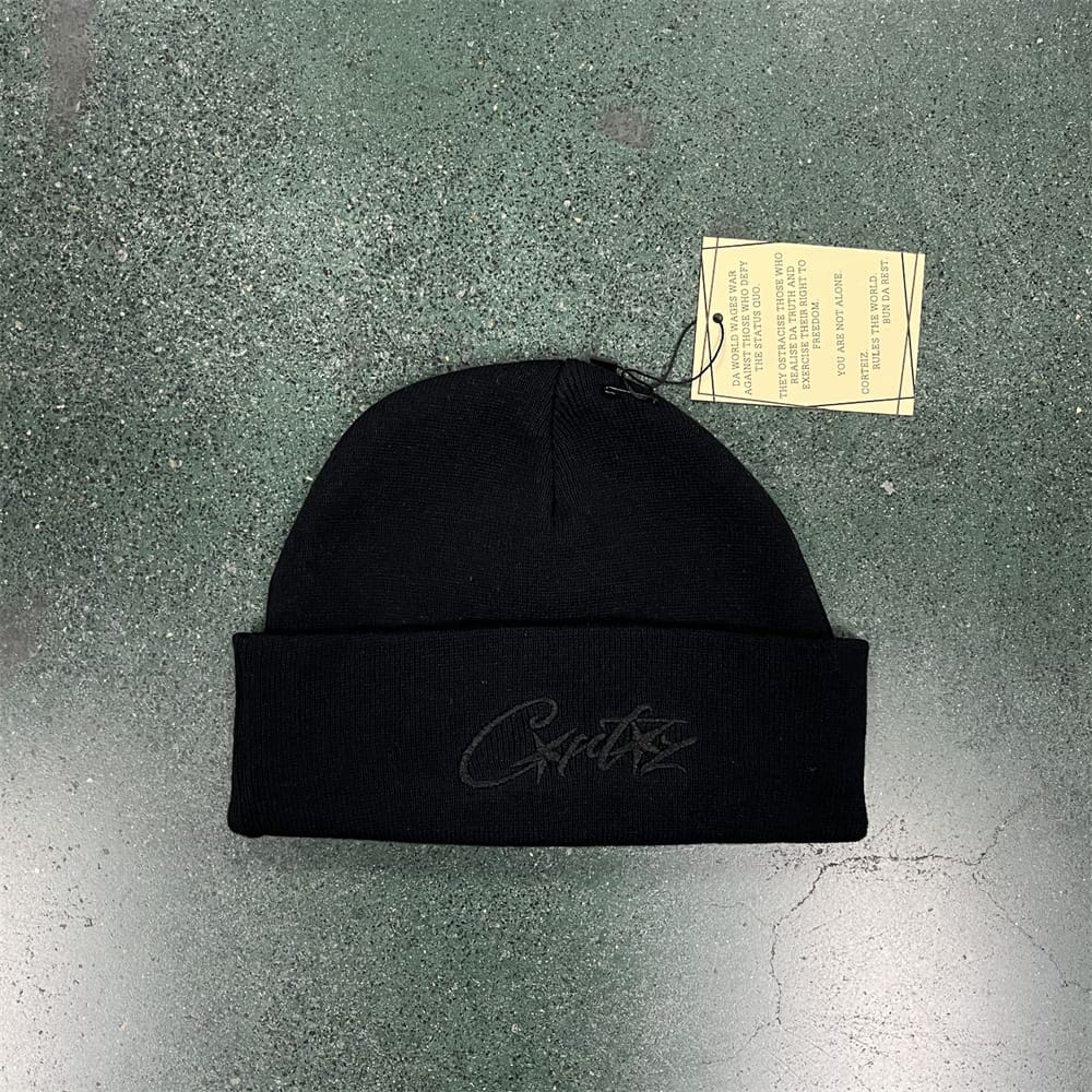 Corteiz Devil Island Demon Printed Beanie