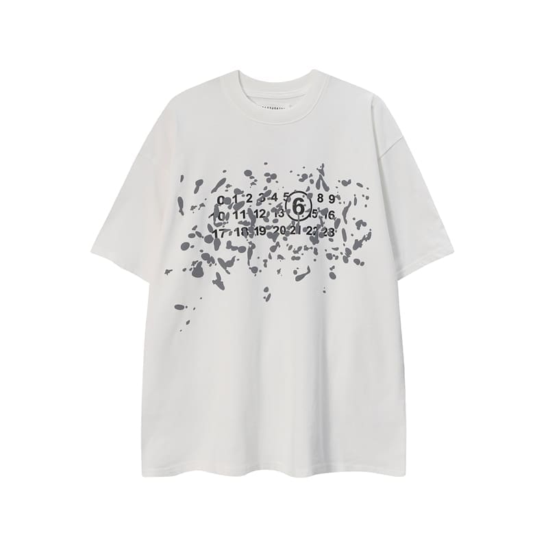 Mm6 Maison Margiela Number Logo T-Shirt