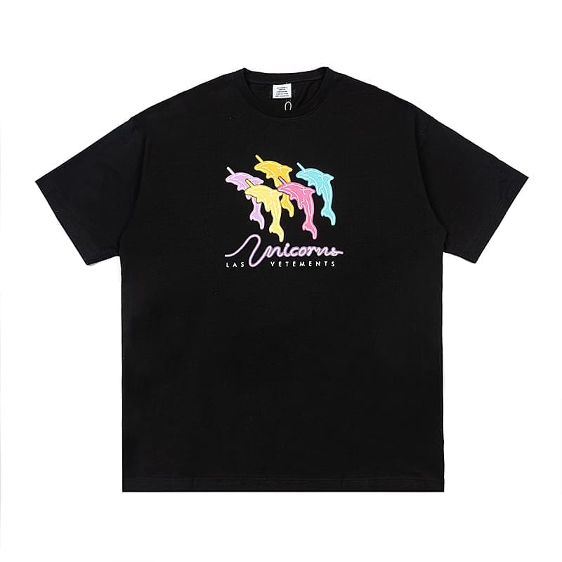 Vetements Letter Print Oversized Tee
