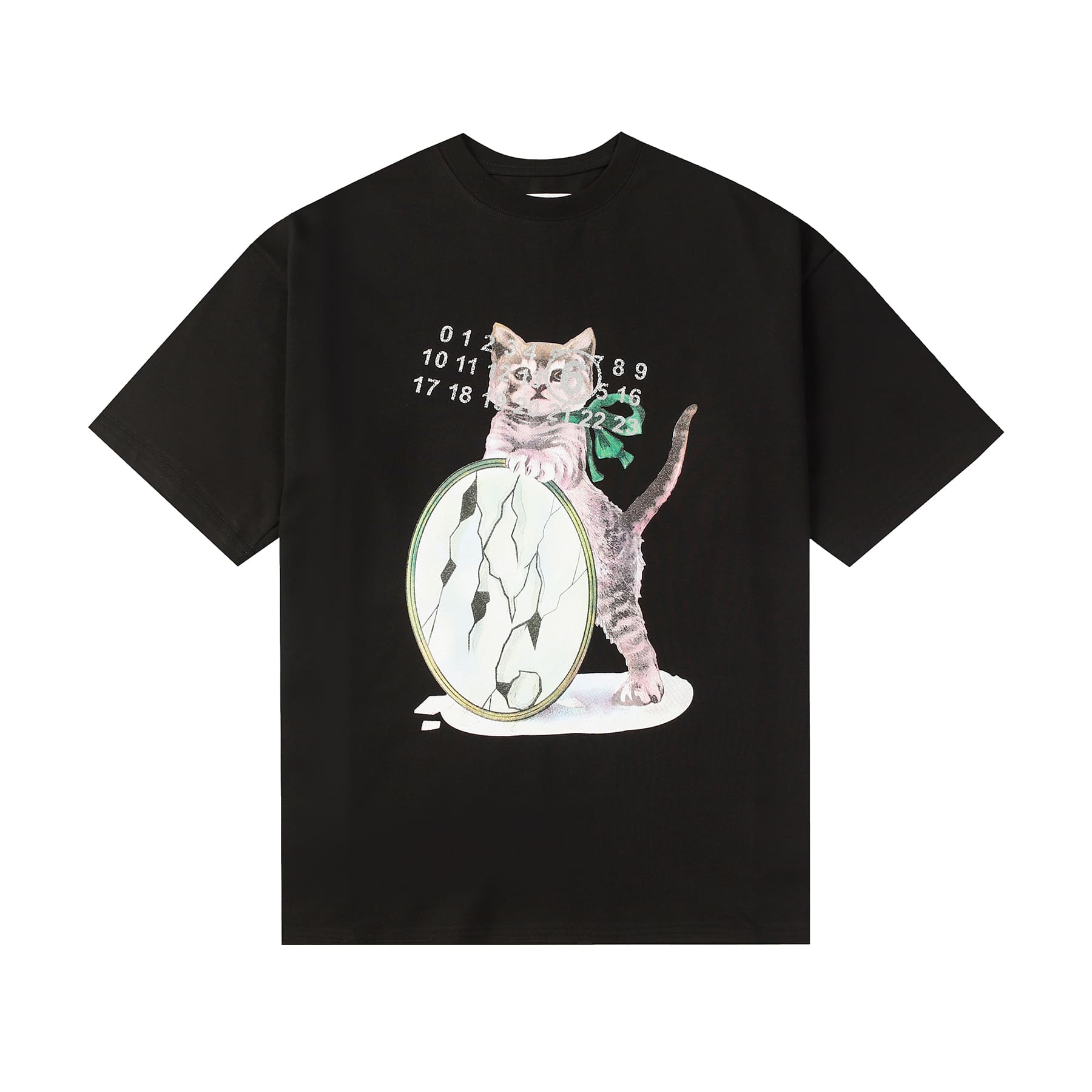 Maison Margiela Paris Broken Mirror Cat Tee