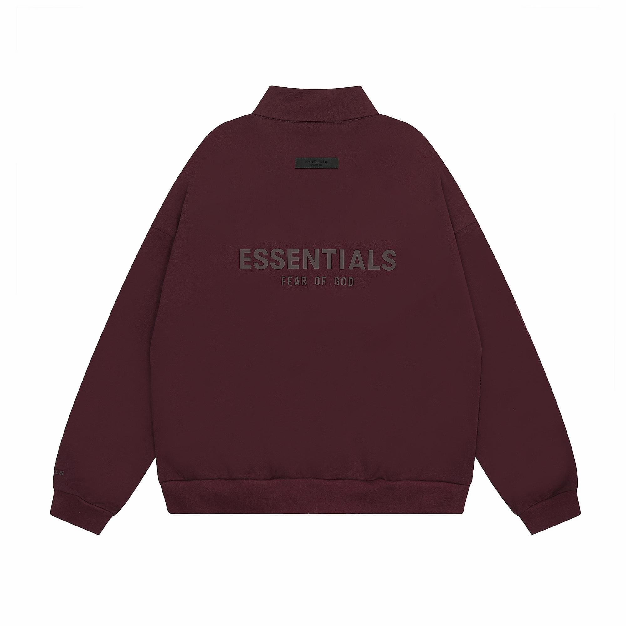 Essentials Season 9 Double Line Stand Collar Zip Coat