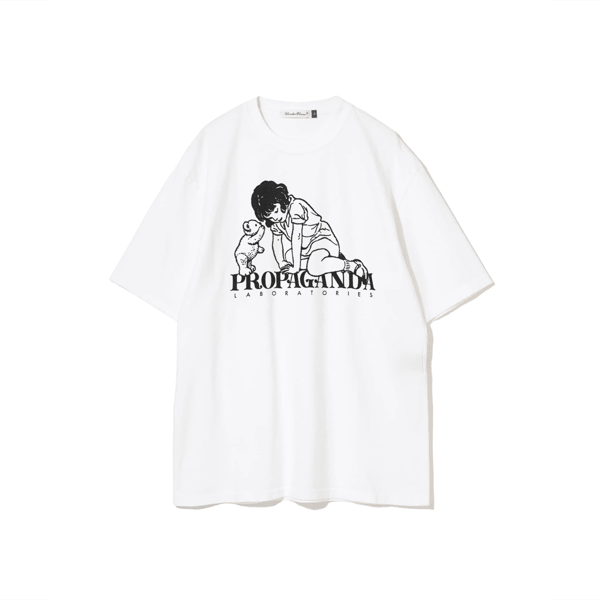 Undercover Retro Washed Loose Print T-Shirt for Men and Women