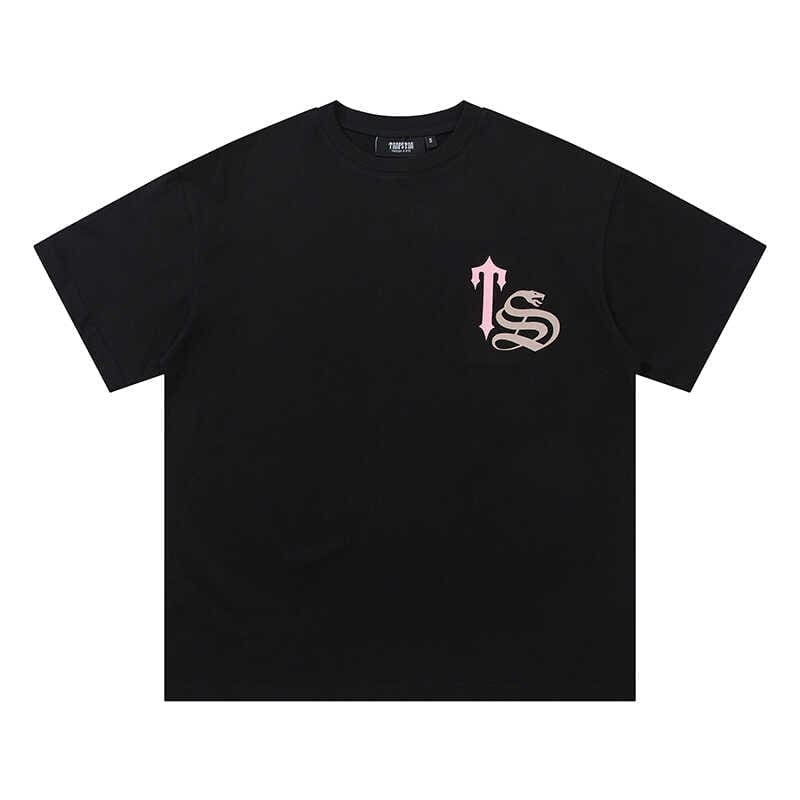 Trapstar Candy Color Letter Print Cotton Short Sleeve T-Shirt High Street Style