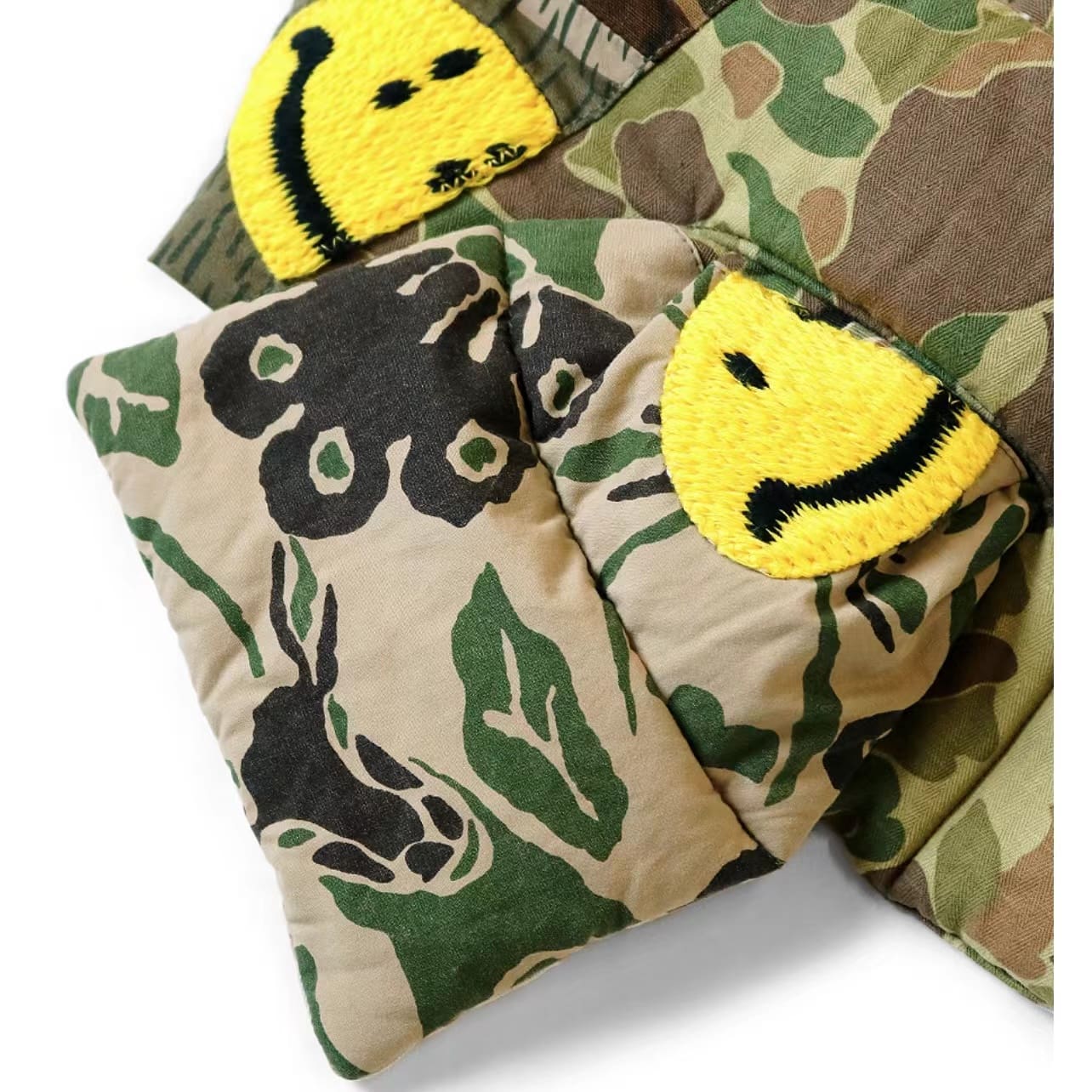 Kapital Camouflage Embroidery Scarf