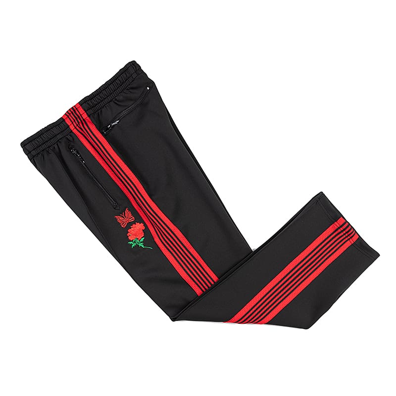 Needles Butterfly Embroidery Side Stripe Pants (Ins)