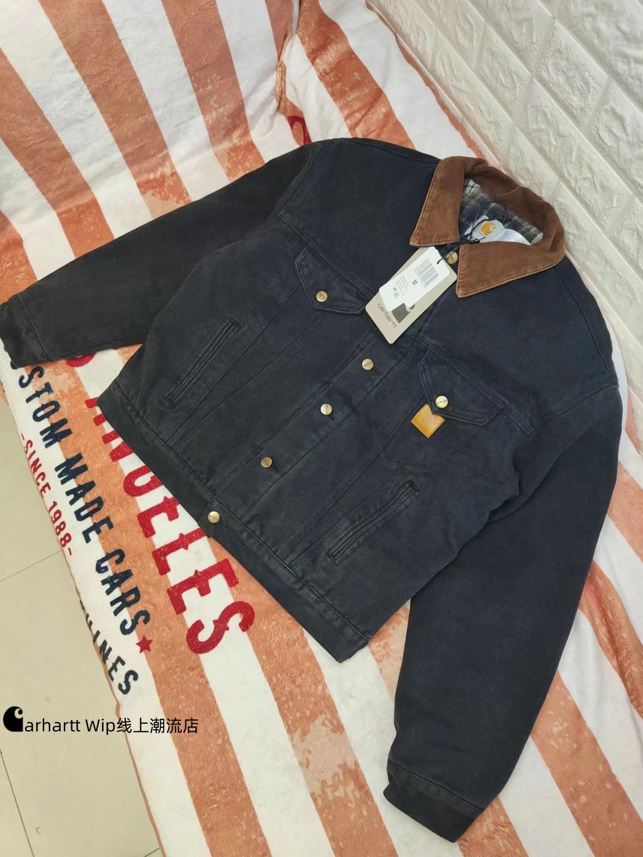 Carhartt J10 Vintage Trucker Jacket Cotton-Padded Casual Coat