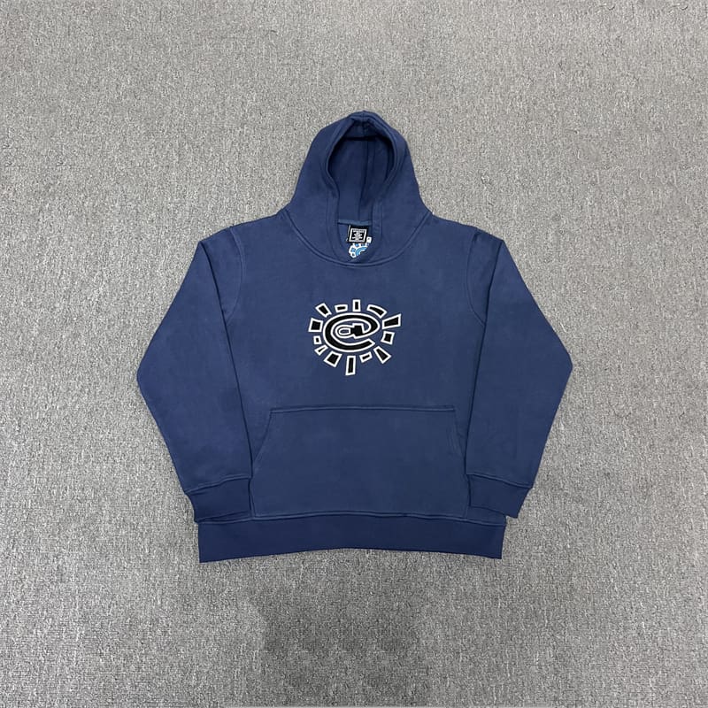 ADWYSD Maychao Sun Roll Velvet Padded Hooded Sweatshirt and Sweatpants Set for Men and Women