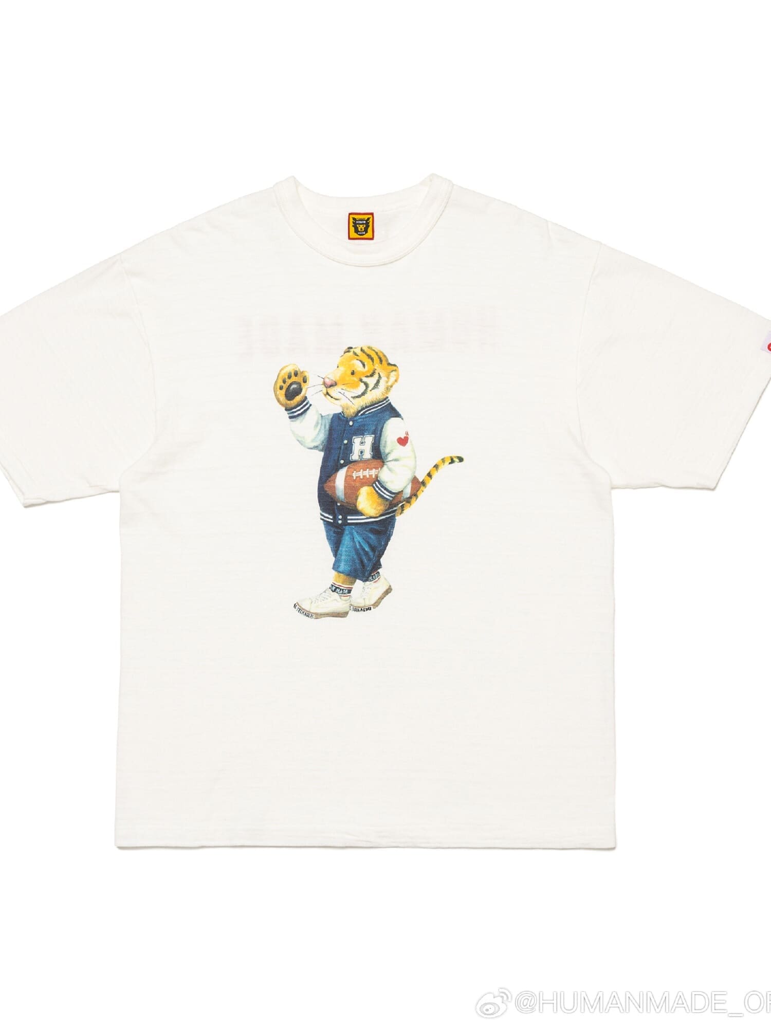 Human Made Preppy Style Letter Tee