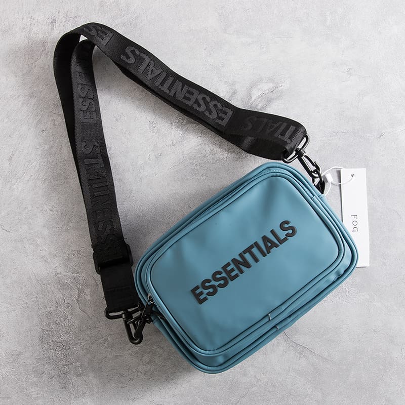 ESSENTIALS Cargo Style Chest Bag Small Square Messenger Bag for Men and Women
