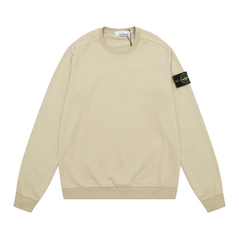 Cross-border Stone classic armband solid color round neck Men’s Women’s pullover basic style must be selected for entering the island Classic