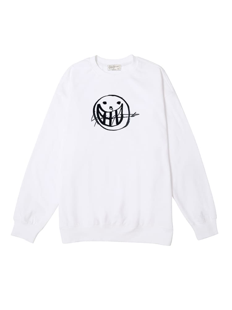 yohji yamamoto sketch smiley F**e hoodie