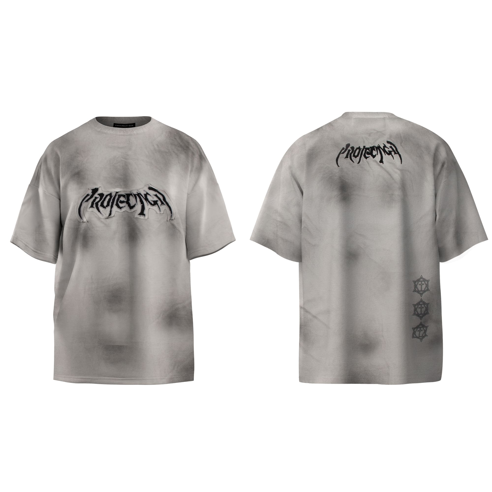 Grailz Project Gr Washed Old Destroyed T-Shirt