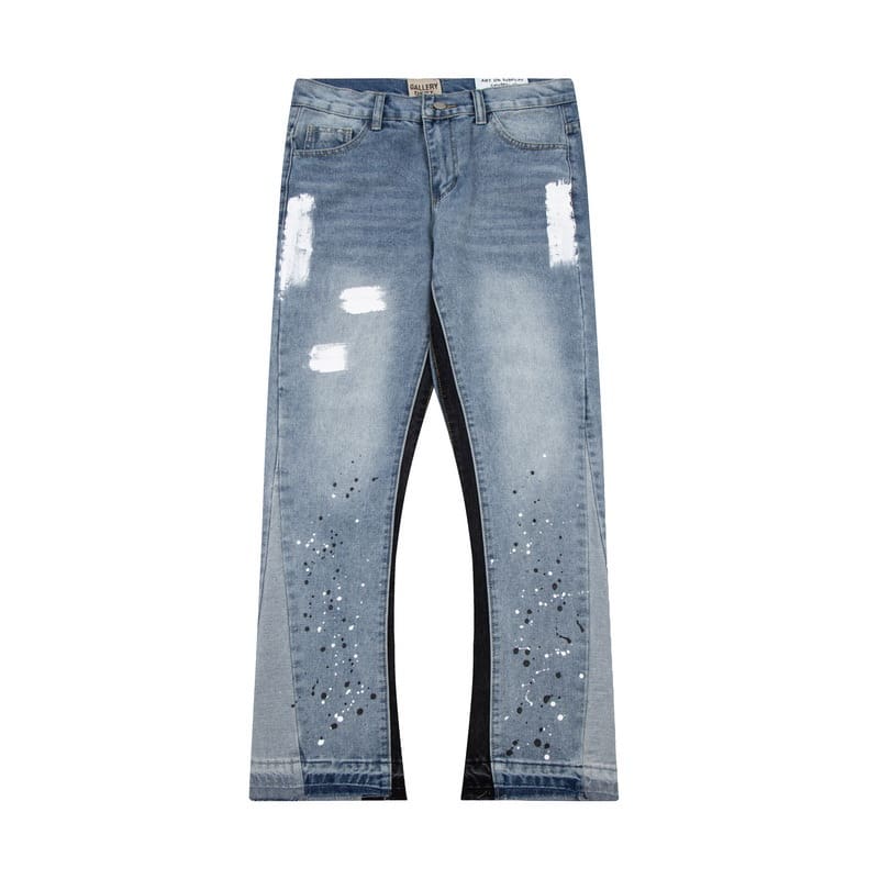 Gallery Dept Vintage Splash Ink Bell-Bottoms