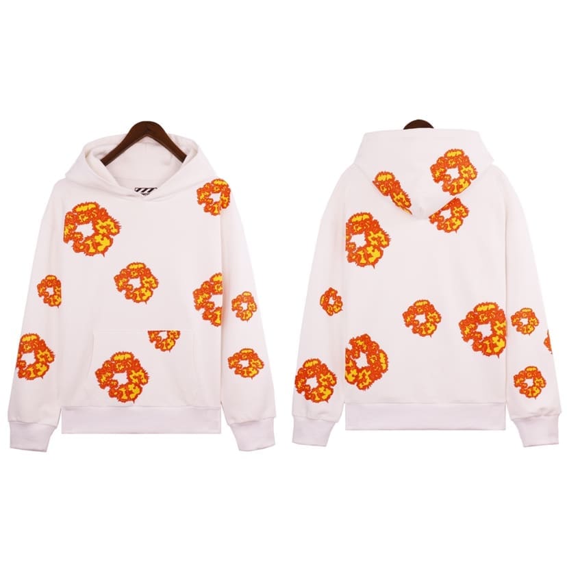 Denim Tears 2022Ss Floral Print Fog Hooded Pullover