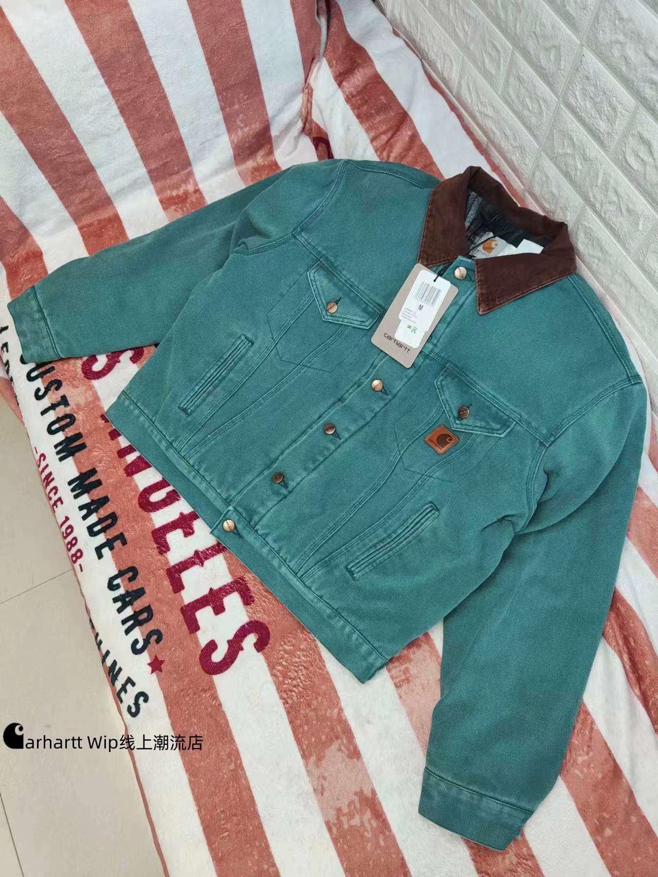 Carhartt J10 Vintage Trucker Jacket Cotton-Padded Casual Coat