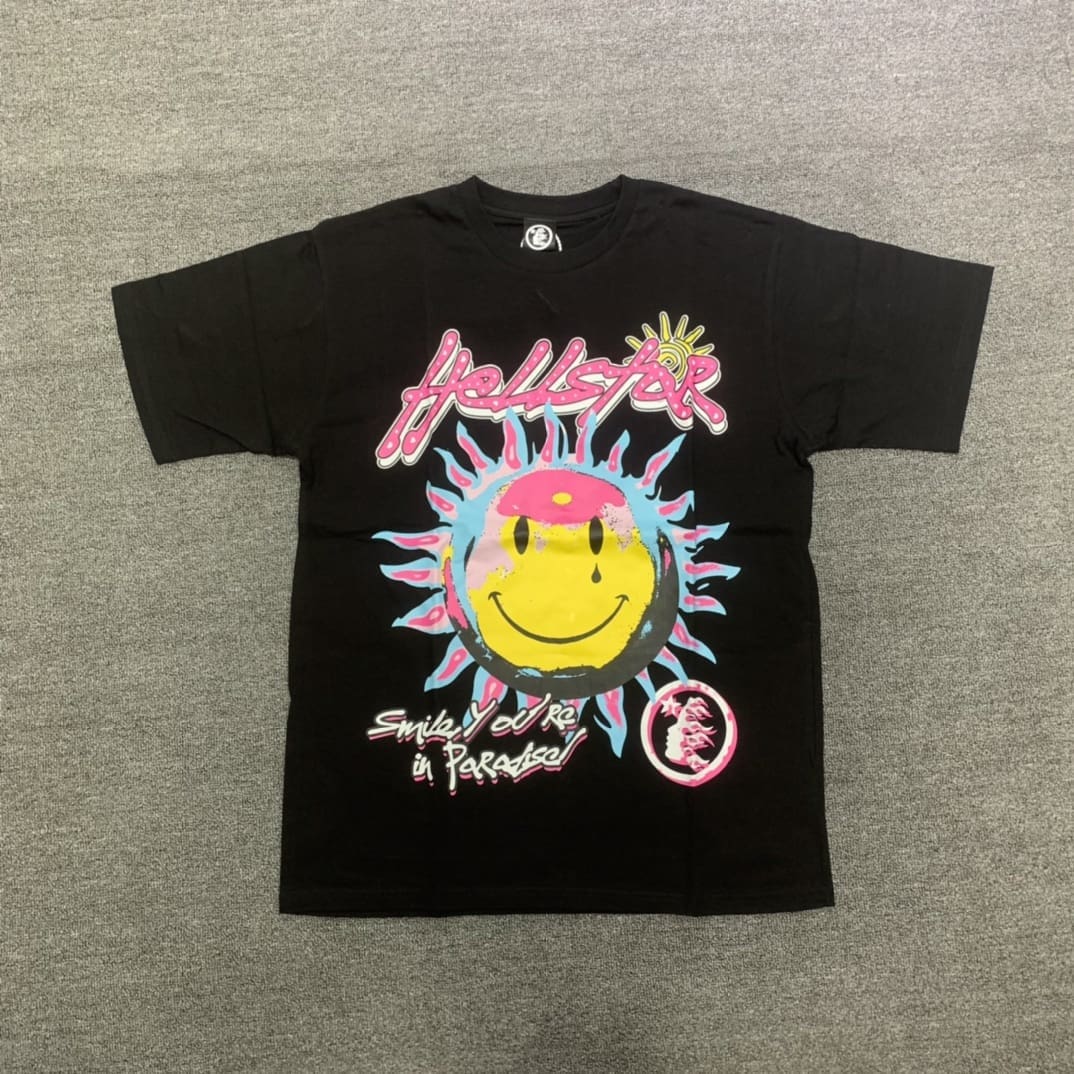 H*lst*r studios cotton printed t-shirt