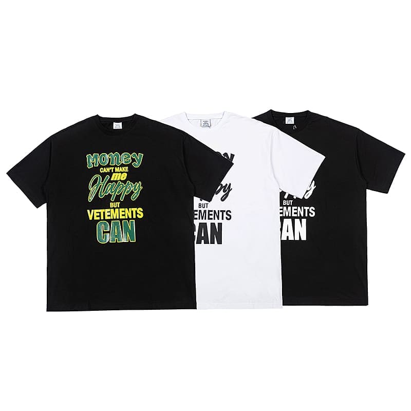 Vetements Letter Print Oversized Tee