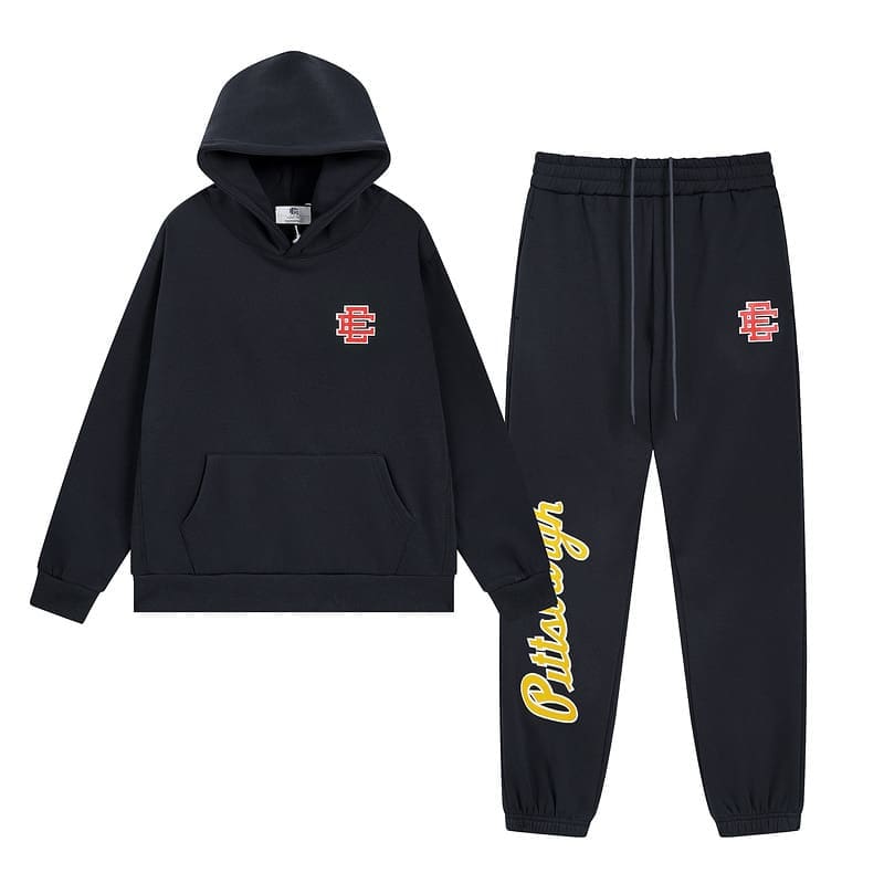Eric Emanuel Retro High Street Hooded Sweater with Ankle Banded Pants