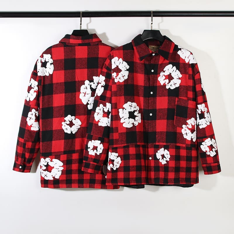 Denim Tears Readymade Embroidered Plaid Shirt