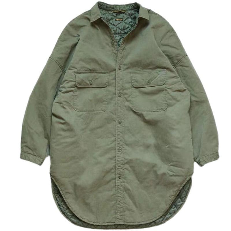 Kapital Mid-Length Quilted Trench Coat