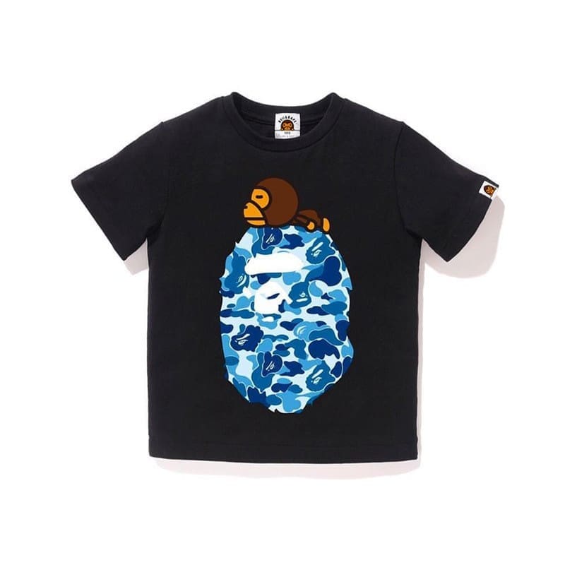 Bape Children’S Clothing Cartoon Short Sleeve Tee