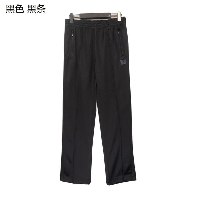 Needles Butterfly Embroidery Side Stripe Pants (Style 2)