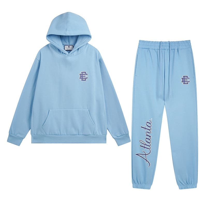 Eric Emanuel Retro High Street Hooded Sweater with Ankle Banded Pants