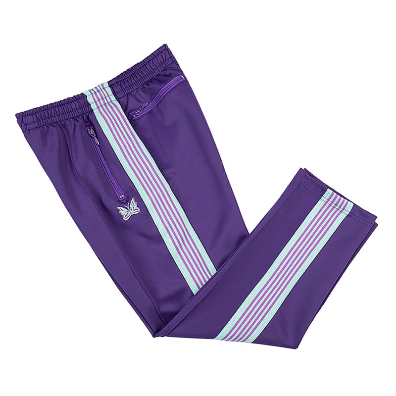 Needles Butterfly Embroidery Side Stripe Pants (Ins)