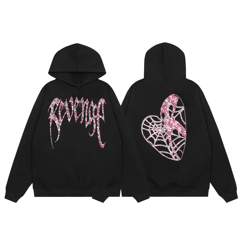 Revenge Embroidered Keel Smoke Hoodie